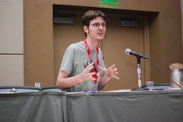Nate Yapp at the Japanese Monster Invasion panel