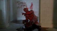 Less subtle than a telegram. A scene from Hellbound: Hellraiser II (1988).