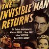 Invisible Man Returns poster