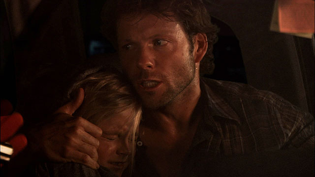 Jamie Bamber comforts Karley Scott Collins in Pulse 2