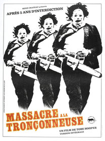 Texas Chain Saw Massacre poster (French)