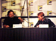 Guillermo del Toro and Doug Jones at the Pan's Labyrinth panel