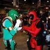 The Green Ranger and Deadpool Duke It Out