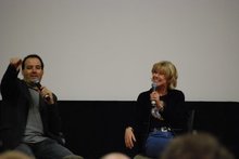 Adrienne King at the post-screening Q&amp;A