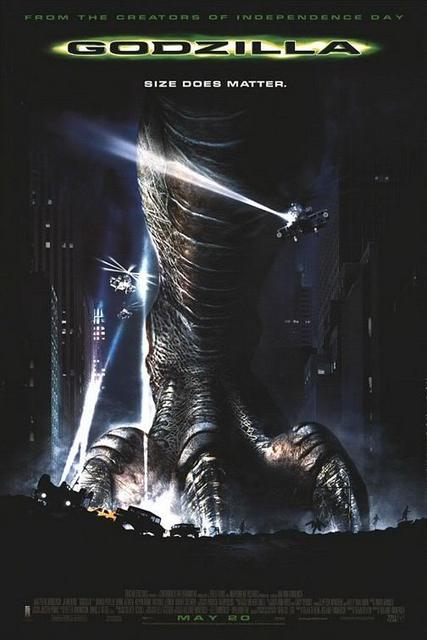 Image result for godzilla 1998 poster