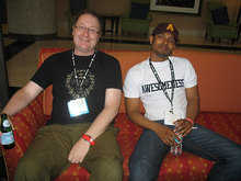 Chris Chibnall and Noel Clarke