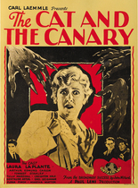 Cat and the Canary 1927 poster