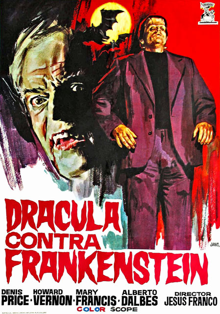 Dracula Prisoner of Frankenstein poster