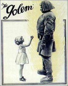 The Golem 1920 poster