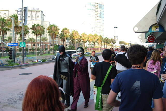 Batman and Joker costumes